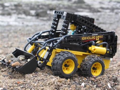 lego skid steer arm|lego skid steer loader moc.